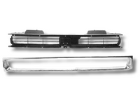 Front Grill with Chrome Mould Surround for Honda Accord CB Series 1 (1989 - 1991)-Spoilers and Bodykits Australia