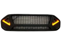 Front Grill with LED for PX3 Ford Ranger XL / XLT - Black (2018 - 2020)-Spoilers and Bodykits Australia