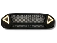 Front Grill with LED for PX3 Ford Ranger XL / XLT - Black (2018 - 2020)-Spoilers and Bodykits Australia