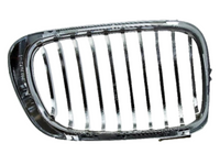 Front Grills for BMW 3 Series E46 2-Door Coupe - Chrome - Pair (1998 - 2003)-Spoilers and Bodykits Australia