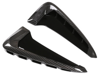 Front Guard Side Air Vents for BMW X5 F15 / X5M F85 - Carbon Fibre Look - Pair (2014 - 2018)-Spoilers and Bodykits Australia