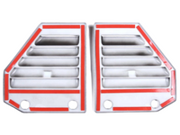 Front Guard Side Air Vents for Hummer H2 - Matt Black - Pair (2003 - 2009)-Spoilers and Bodykits Australia