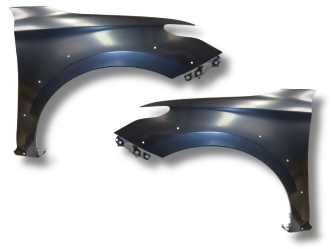 Front Guards with Flare Holes & without Indicator Hole for MQ Mitsubishi Triton 2WD / 4WD - Pair (01/2015 - 10/2018)-Spoilers and Bodykits Australia