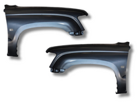 Front Guards without Flare Holes for Toyota Hilux 4WD - Pair (09/2001 - 01/2005)-Spoilers and Bodykits Australia
