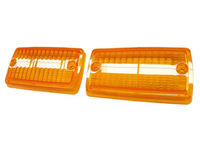 Front Indicator Lenses for Ford Escort MK1 - Orange Lens - Pair-Spoilers and Bodykits Australia