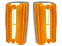 Front Indicator Lenses for Ford Escort MK1 - Orange Lens - Pair-Spoilers and Bodykits Australia