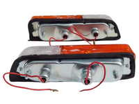 Front Indicator Park Lights for Nissan Datsun 1600 510 / Bluebird SSS - Pair (1970 - 1972)-Spoilers and Bodykits Australia