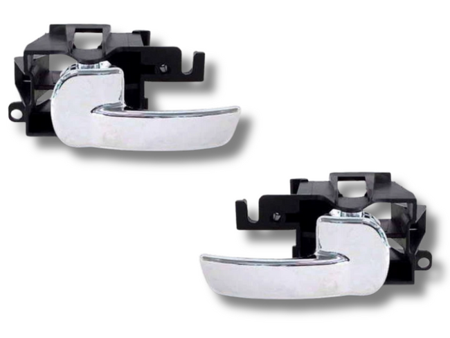 Front Inner Door Handles for D40 Nissan Navara Spain Built VSK - Chrome - Pair-Spoilers and Bodykits Australia