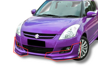 Front Lower Bumper Bar Pods for Suzuki Swift - Pair (2011 - 2017)-Spoilers and Bodykits Australia