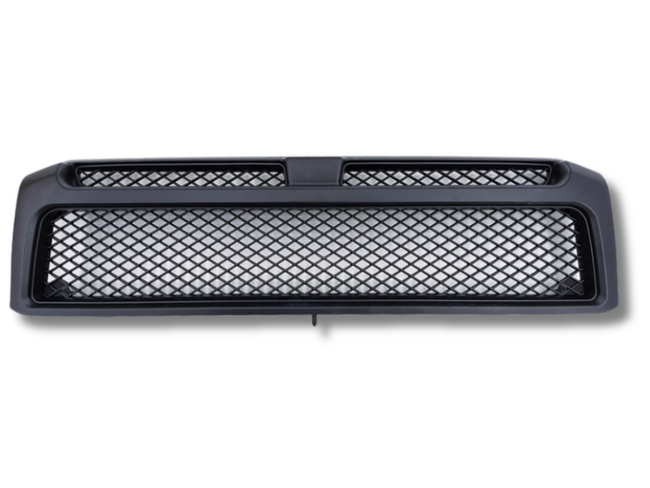 Front Mesh Grill for 70 / 76 / 78 / 79 Series Toyota Landcruiser - Matt Black (2007 - 2021)-Spoilers and Bodykits Australia