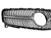 Front Mesh Grill for Mercedes Benz A Class A180 / A200 / A250 / A45 AMG - Chrome-Spoilers and Bodykits Australia