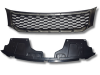 Front Mesh Grill for NP300 D23 Nissan Navara - Black (2015 - 2020)-Spoilers and Bodykits Australia