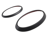 Front & Rear Badge Ring Covers x2 for Subaru Outback - Matt Black (2022 - 2023)-Spoilers and Bodykits Australia