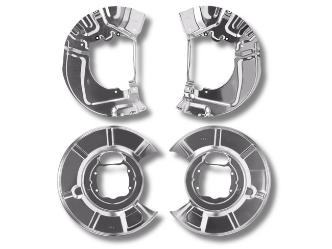 Front & Rear Brake Dust Shields x4 for BMW E60 / E61 520d / 520i / 523i / 530i / 540i / M5-Spoilers and Bodykits Australia