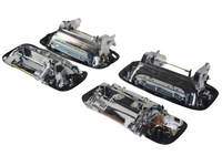 Front & Rear Outer Door Handles x4 for 80 Series Toyota Landcruiser - Chrome (1990 - 1998)-Spoilers and Bodykits Australia