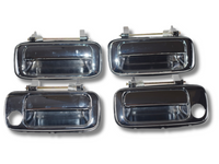 Front & Rear Outer Door Handles x4 for 80 Series Toyota Landcruiser - Chrome (1990 - 1998)-Spoilers and Bodykits Australia