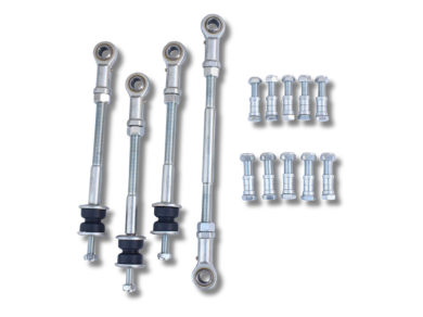 Front & Rear Sway Bar Links x 4 with Extended Thread for GU Nissan Patrol Y61 - Suits 2" to 6" Lift-Spoilers and Bodykits Australia