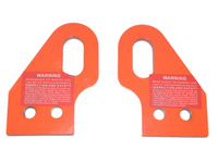 Front Recovery Tow Point Kit for 120 Series Toyota Prado - Red-Spoilers and Bodykits Australia