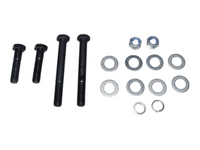 Front Recovery Tow Point Kit for 120 Series Toyota Prado - Red-Spoilers and Bodykits Australia