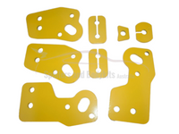 Front Recovery Tow Point Kit for MQ / MR Mitsubishi Triton - Yellow (2015 - 2021)-Spoilers and Bodykits Australia