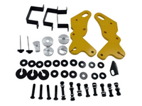 Front Recovery Tow Point Kit for Mitsubishi Pajero Sport QE / QF - Yellow (2015 - 2023)-Spoilers and Bodykits Australia