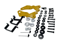 Front Recovery Tow Point Kit for Mitsubishi Pajero Sport QE / QF - Yellow (2015 - 2023)-Spoilers and Bodykits Australia