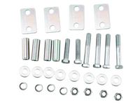 Front Recovery Tow Point Kit for Toyota Hilux N70 4WD - Black (2005 - 2015) - Spoilers and Bodykits Australia