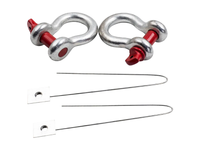 Front Recovery Tow Point Kit with Shackles for GU Nissan Patrol Series 3 / 4 / 5 4WD-Spoilers and Bodykits Australia