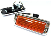 Front Side Guard Indicator Lights for Mazda RX3 / 808 - Orange Lens - Pair-Spoilers and Bodykits Australia