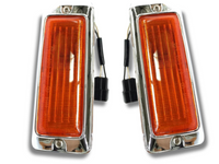 Front Side Guard Indicator Lights for Mazda RX3 / 808 - Orange Lens - Pair-Spoilers and Bodykits Australia
