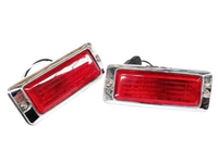 Front Side Guard Indicator Lights for Mazda RX3 / 808 - USA Spec - Red Lens - Pair-Spoilers and Bodykits Australia