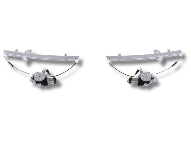 Front Window Regulators for D40 Nissan Navara MNT Thai Built - 2-Pin Plug - Pair (2006 - 2015)-Spoilers and Bodykits Australia