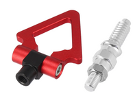 Front or Rear Bumper Tow Hook Triangle Ring for BMW Models - Red-Spoilers and Bodykits Australia