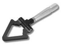 Front or Rear Bumper Tow Hook Triangle Ring for CJ Mitsubishi Lancer EVO X / EVO 10 - Black (2008 - 2016)-Spoilers and Bodykits Australia