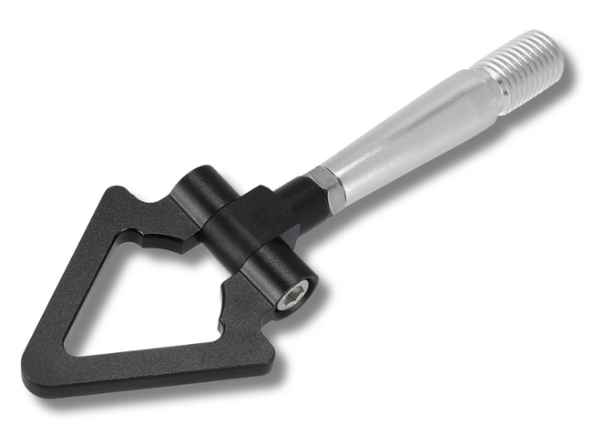 Front or Rear Bumper Tow Hook Triangle Ring for CJ Mitsubishi Lancer EVO X / EVO 10 - Black (2008 - 2016)-Spoilers and Bodykits Australia