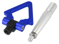 Front or Rear Bumper Tow Hook Triangle Ring for CJ Mitsubishi Lancer EVO X / EVO 10 - Blue (2008 - 2016)-Spoilers and Bodykits Australia