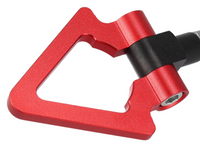 Front or Rear Bumper Tow Hook Triangle Ring for CJ Mitsubishi Lancer EVO X / EVO 10 - Red (2008 - 2016)-Spoilers and Bodykits Australia