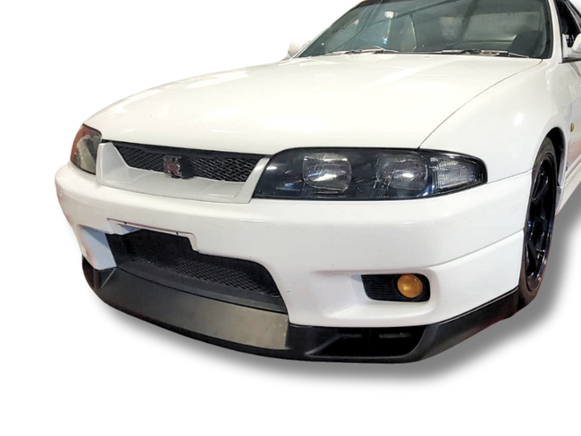 Front Lower Bumper Bar Lip for R33 Nissan Skyline GTR - Series 3 Style (1995 - 1998) - Spoilers And Bodykits Australia
