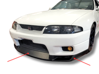 Front Lower Bumper Bar Lip for R33 Nissan Skyline GTR - Series 3 Style (1995 - 1998) - Spoilers And Bodykits Australia