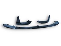 Gloss Black Front Bumper Lip & Carbon Fibre Splitters for BMW M3 F80 / M4 F82 / F83 (2014 - 2019) - Spoilers and Bodykits Australia