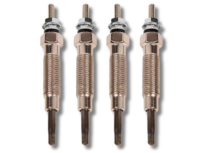 Glow Plugs x4 for Mitsubishi Pajero II Wagon 2.8L TD 4M40-T AWD-Spoilers and Bodykits Australia