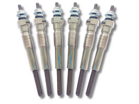 Glow Plugs x6 for 60 / 75 Series Toyota Landcruiser HJ60 / HJ75 4.0L Diesel LWB with 2H Engine (1982 - 1988)-Spoilers and Bodykits Australia