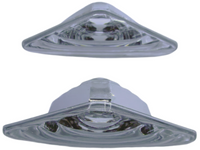 Guard Side Indicator Lights for FG Ford Falcon - Clear (Pair)-Spoilers and Bodykits Australia