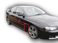 Guard Panels & Door Moulds for VY / VZ Holden Commodore Sedan - VY GTS Style - Spoilers And Bodykits Australia