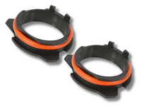 H7 LED Head Light Bulb Holder Adapters x2 for BMW E39 525i / 528i-Spoilers and Bodykits Australia