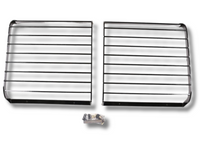 Head Light Mesh Bar Protectors for Land Rover Defender - Alloy - Pair (2004 - 2019)-Spoilers and Bodykits Australia
