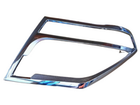 Head Light Surrounds for D40 Nissan Navara - Chrome - Pair (2005 - 2009)-Spoilers and Bodykits Australia