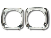 Head Light Surrounds for Holden Torana LJ SL GTR XU1 - Aluminium - Pair-Spoilers and Bodykits Australia