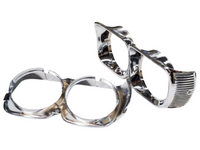 Head Light Surrounds for Mazda RX3 / 808 12A - Chrome - Pair-Spoilers and Bodykits Australia