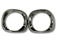 Head Light Surrounds for Mitsubishi Lancer LA / LB - Chrome - Pair (1977 - 1979)-Spoilers and Bodykits Australia